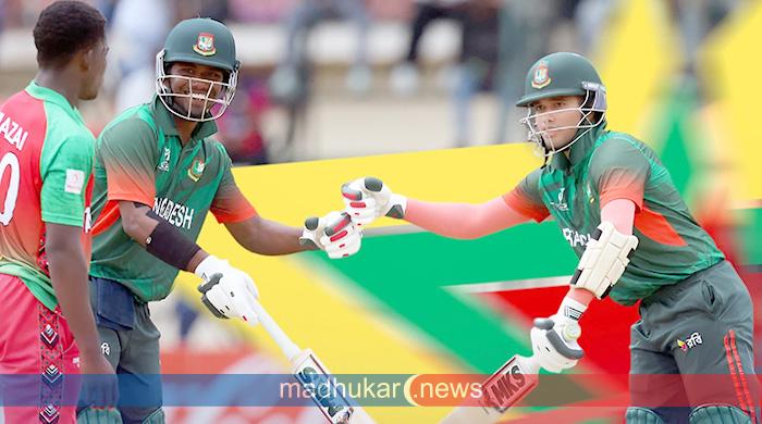 অনূর্ধ্ব-১৯ বিশ্বকাপ: সান্ত্বনার জয়ে বিশ্বকাপ শেষ করল বাংলাদেশ অনূর্ধ্ব-১৯ বিশ্বকাপ: সান্ত্বনার জয়ে বিশ্বকাপ শেষ করল বাংলাদেশ