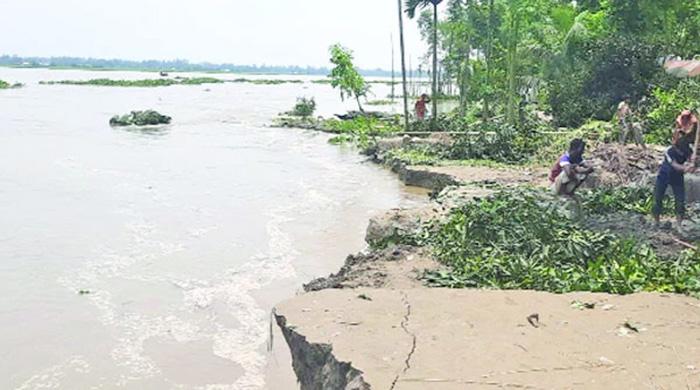 ভাঙছে নদী, বিলীন হচ্ছে বসতি ভাঙছে নদী, বিলীন হচ্ছে বসতি