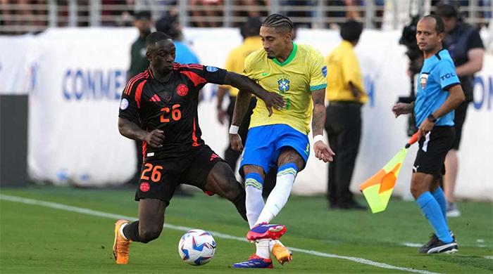 কলম্বিয়ার সাথে ড্র করে কোয়ার্টার ফাইনালে ব্রাজিল কলম্বিয়ার সাথে ড্র করে কোয়ার্টার ফাইনালে ব্রাজিল