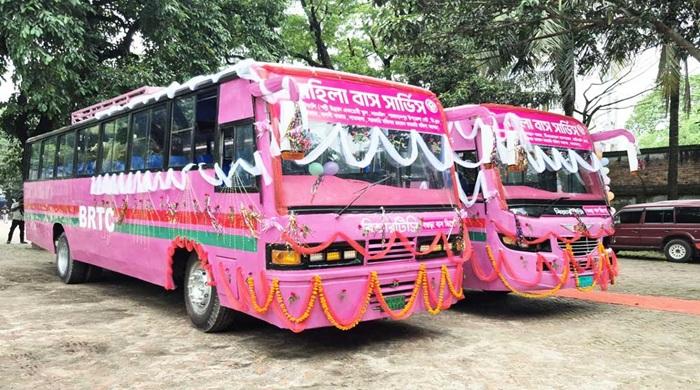 বগুড়ায় চালু হলো ‘মহিলা বাস সার্ভিস’ বগুড়ায় চালু হলো ‘মহিলা বাস সার্ভিস’