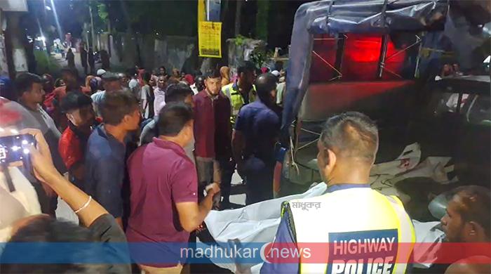 গোবিন্দগঞ্জে কাভার্ডভ্যানের চাপায় অটোভ্যানের দুই যাত্রী নিহত গোবিন্দগঞ্জে কাভার্ডভ্যানের চাপায় অটোভ্যানের দুই যাত্রী নিহত