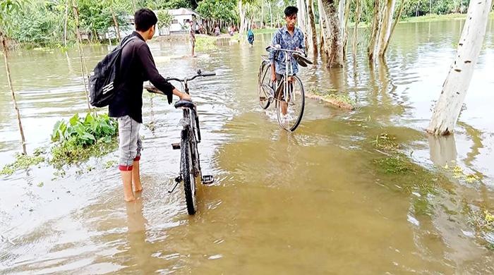 গোবিন্দগঞ্জে করতোয়ার পানি কমছে, ফসলহানির শঙ্কা