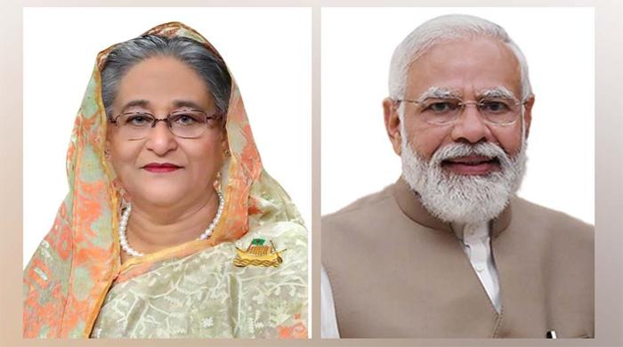 তিন প্রকল্পের উদ্বোধন করলেন শেখ হাসিনা-নরেন্দ্র মোদি