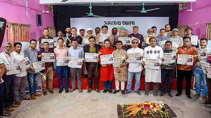 গাইবান্ধায় সময়ের আলোর পঞ্চম বর্ষপূর্তি উদযাপিত