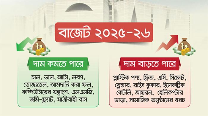 বাজেটে বাড়তে-কমতে পারে যেসব পণ্যের দাম