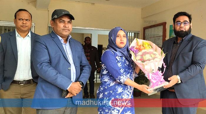 সুন্দরগঞ্জে নতুন ইউএনও’র যোগদান