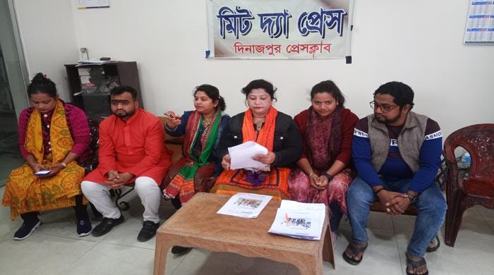 দিনাজপুরে স্টল বরাদ্দ নিয়ে অনিয়মের অভিযোগে সংবাদ সম্মেলন