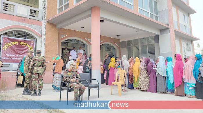 সোনাতলায় দুই সহস্রাধিক মানুষকে বিনামূল্যে চিকিৎসাসেবা দিল সেনাবাহিনী