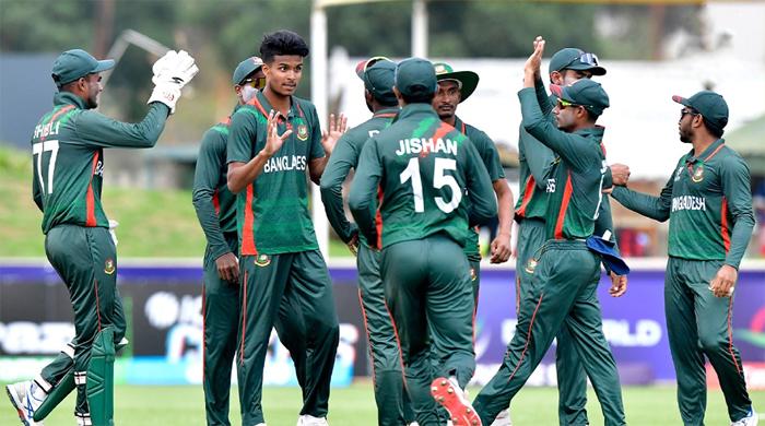 ৫ রানে হেরে অনূর্ধ্ব-১৯ বিশ্বকাপ থেকে বাংলাদেশের বিদায়
