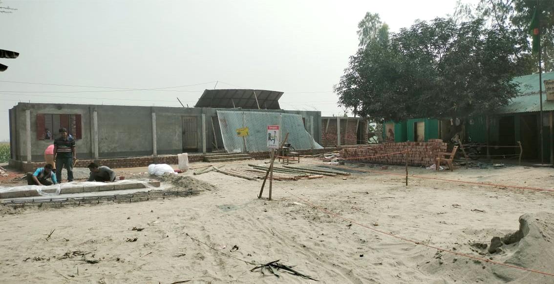 চরে দুর্যোগ সহনীয় শিক্ষা প্রতিষ্ঠান গড়তে কাজ করছে উন্নয়ন সংস্থা