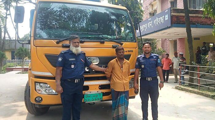 সাদুল্লাপুর থেকে চুরি যাওয়া ট্রাক শাহাজাদপুর উদ্ধার