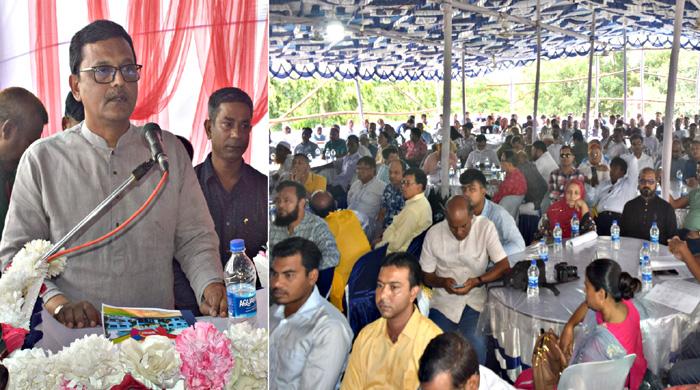 প্রধানমন্ত্রী শেখ হাসিনার মাঝে দেশ প্রেম, মেধা, দুরদর্শিতা ও প্রজ্ঞা আছে এই ধরনের নেতৃত্ব বাংলাদেশ আর দ্বিতীয় কেউ নেই-নৌ পরিবহন প্রতিমন্ত্রী খালিদ মাহমুদ 