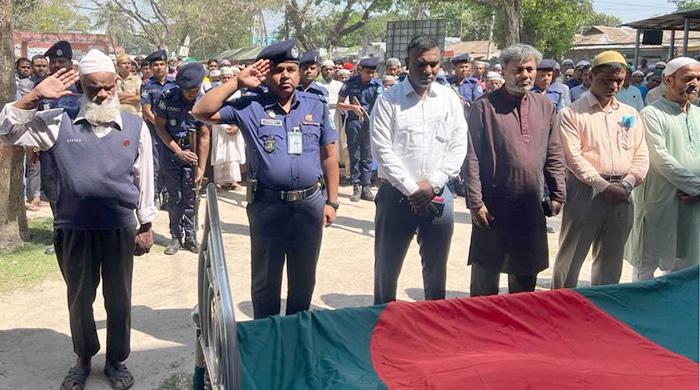 বীর মুক্তিযোদ্ধা আবুল হোসেনের দাফন সম্পন্ন