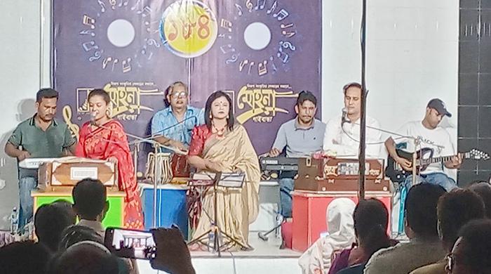 গাইবান্ধায় সুরের মূর্ছনায় মোহনার এক প্রাণবন্ত সংগীত সন্ধ্যা