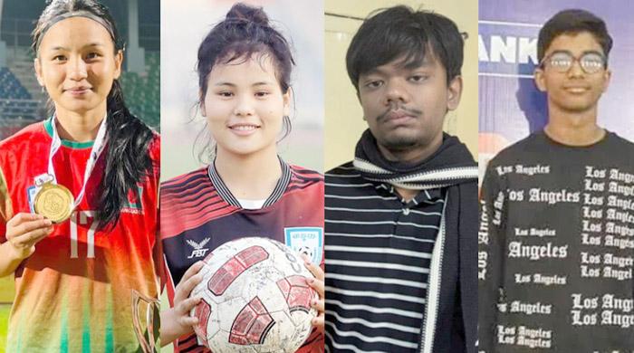 ঈদের দিন সকালে ভুটানে গেছেন চার নারী ফুটবলার 