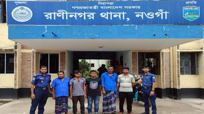 রাণীনগরে বুপ্রেনরফিন উদ্ধারসহ ৫আসামী জেলহাজতে