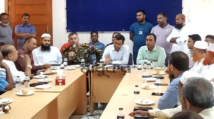 গাইবান্ধায় রাজনৈতিক নেতৃবৃন্দের সাথে প্রশাসনের মতবিনিময়