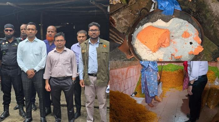 বগুড়ায় অস্বাস্থ্যকর পরিবেশে চানাচুর তৈরি, কারখানাকে লাখ টাকা জরিমানা বগুড়ায় অস্বাস্থ্যকর পরিবেশে চানাচুর তৈরি, কারখানাকে লাখ টাকা জরিমানা
