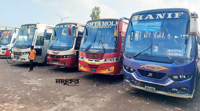 গাইবান্ধায় টার্মিনাল থেকে বাস চুরি