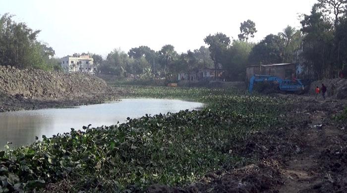 পুন:খননে প্রাণ ফিরেছে তুলশীগঙ্গা নদী