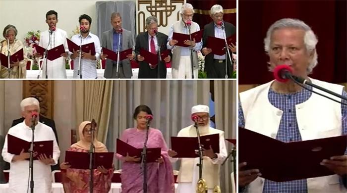 শপথ নিলেন অন্তর্বর্তীকালীন সরকারের উপদেষ্টারা