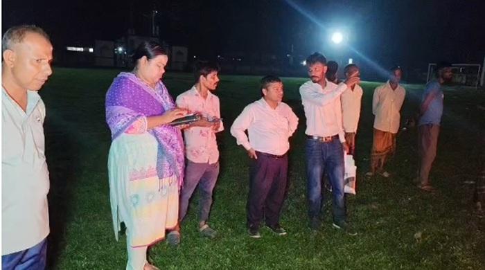 গোবিন্দগঞ্জে ৪৮টি চায়না দুয়ারি জাল জব্দ করে পুড়িয়ে ধ্বংস