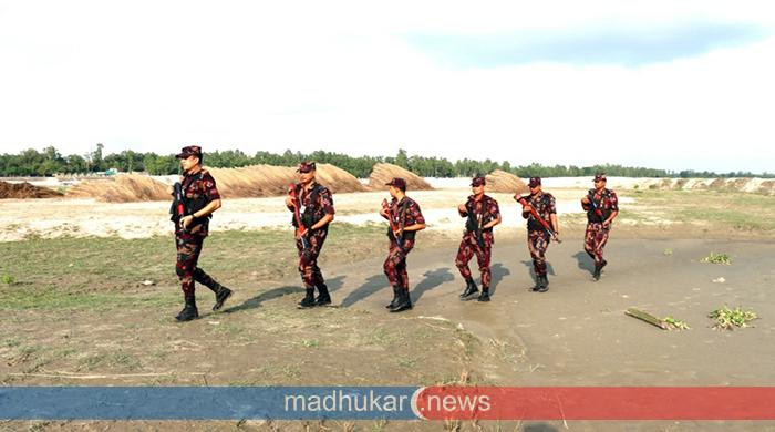 কুড়িগ্রাম সীমান্তে বিজিবির কড়া নজরদারি