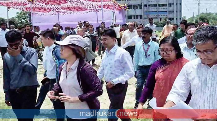 নীলফামারীতে ১ হাজার শয্যার হাসপাতাল তৈরিতে চীনা প্রতিনিধিদের সমীক্ষা শুরু