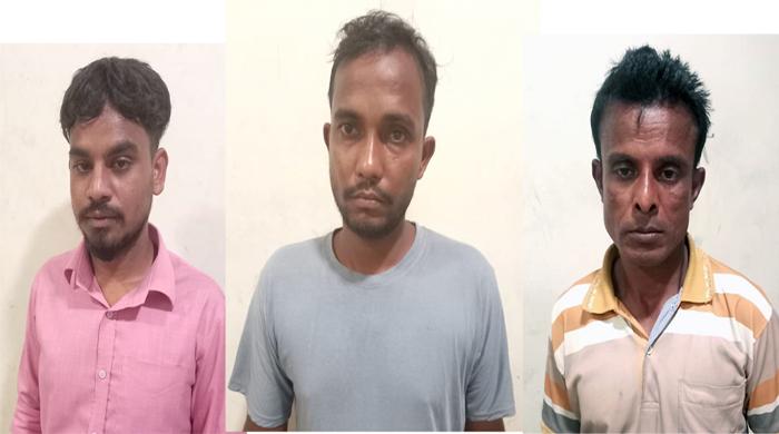 গোবিন্দগঞ্জে ডাকাতির সাথে জড়িত সন্দেহে ৩জন গ্রেফতার 
