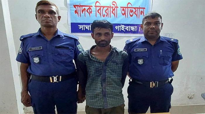 সাঘাটায় মাদকসহ ১ জন আটক সাঘাটায় মাদকসহ ১ জন আটক