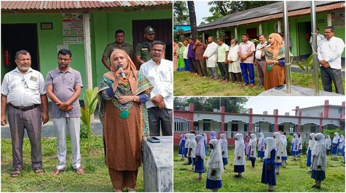 বেলকা মজিদপাড়া স্কুল পরিদর্শনে ইউএনও