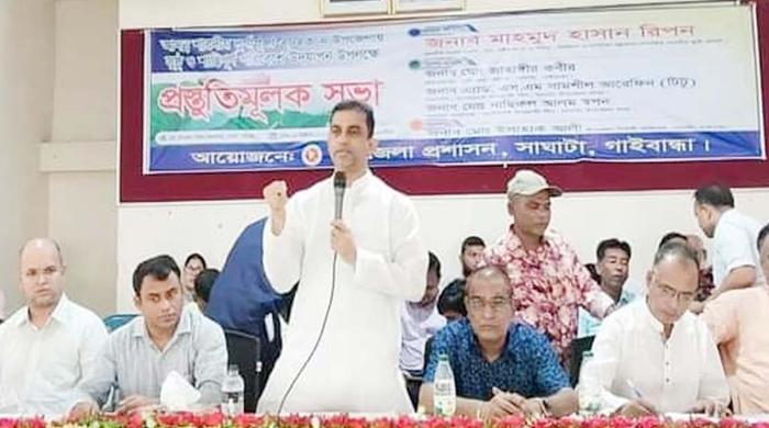 সাঘাটায় শান্তিপূর্ণ দুর্গোৎসব উদযাপনে প্রস্তুতি সভা