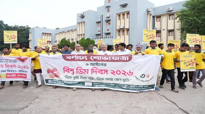 রাবিতে বিশ্ব ডিম দিবস পালিত রাবিতে বিশ্ব ডিম দিবস পালিত