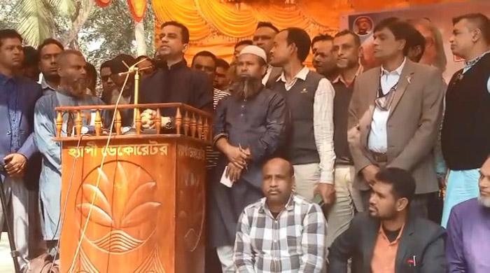 সাঘাটায় শান্তি সমাবেশ অনুষ্ঠিত
