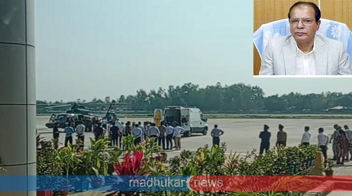 সৈয়দপুর বিমানবন্দরে অসুস্থ ত্রাণমন্ত্রী, ৭ ঘণ্টা পর এয়ার অ্যাম্বুলেন্সে ঢাকা প্রেরণ