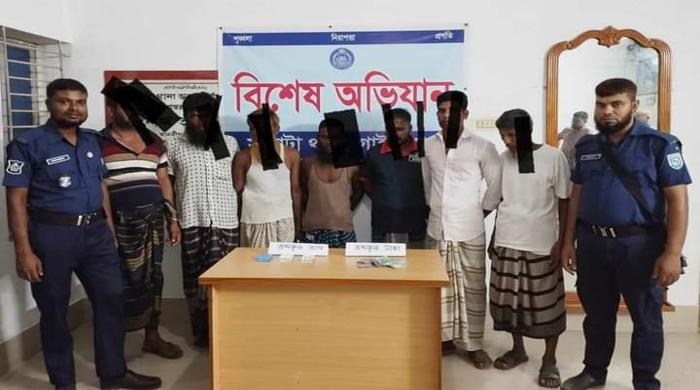 সাঘাটায় ৭ জুয়ারু গ্রেফতার 