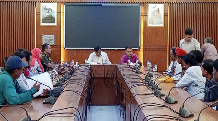 আন্তর্জাতিক দুর্যোগ প্রশমন দিবস উপলক্ষে গাইবান্ধায় প্রস্তুতি সভা
