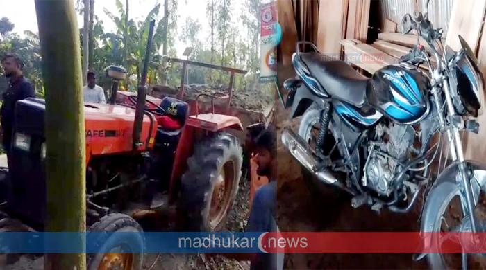 সুন্দরগঞ্জে ট্রাক্টরের ধাক্কায় প্রাণ গেল মোটরসাইকেল চালকের