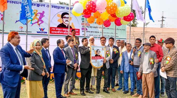 গাইবান্ধায় শেখ কামাল আন্ত:স্কুল ও মাদ্রাসা অ্যাথলেটিকস প্রতিযোগিতা অনুষ্ঠিত