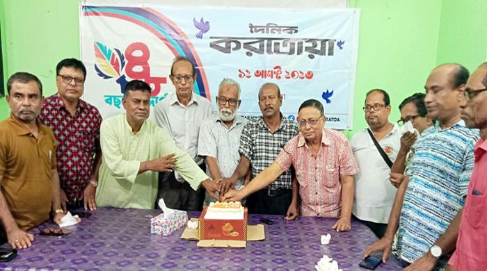 গাইবান্ধায় দৈনিক করতোয়ার ৪৮তম প্রতিষ্ঠা বার্ষিকী উদযাপিত