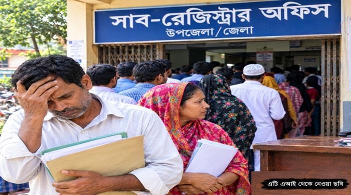 সাব-রেজিষ্ট্রার না থাকায় মানুষের চরম হয়রানি