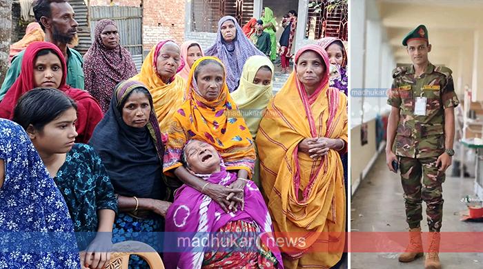 সুদানে সন্ত্রাসী হামলায় নিহত শান্তিরক্ষী সবুজের বাড়ি পলাশবাড়ীতে শোকের মাতম