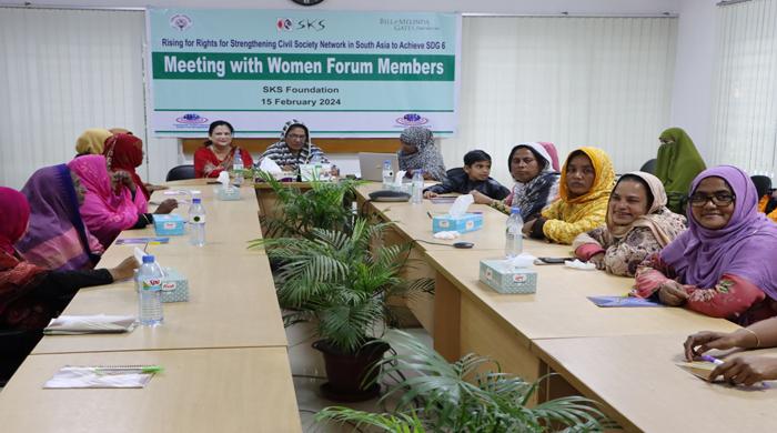 গাইবান্ধায় পয়ঃনিষ্কাশন ব্যবস্থার উন্নয়নে নারী ফোরামের সভা