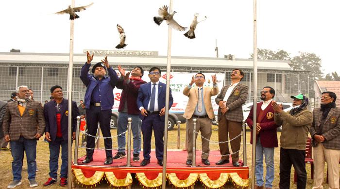 গাইবান্ধায় শেখ কামাল ২য় বাংলাদেশ যুব গেমস এ্যাথলেটিক্স প্রতিযোগিতার উদ্বোধন