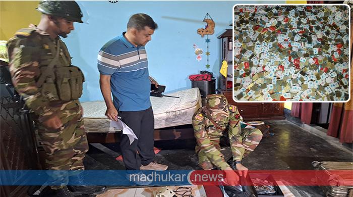 গোবিন্দগঞ্জে হ্যাকারের বাড়ি থেকে সিমসহ ইলেকট্রনিক সরঞ্জাম জব্দ