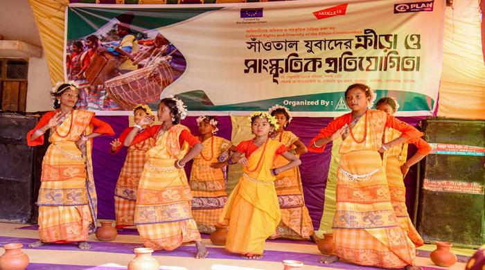 গোবিন্দগঞ্জে সাঁওতাল যুবাদের ক্রীড়া ও সাংস্কৃতিক প্রতিযোগিতা