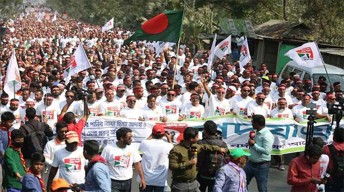 তিস্তা বাঁচাতে উত্তরের পাঁচ জেলায় কর্মসূচি, পদযাত্রায় জনস্রোত