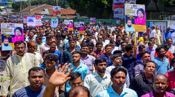 বেগম খালেদা জিয়ার মুক্তি ও উন্নত চিকিৎসার দাবিতে গাইবান্ধায় বিএনপির পদযাত্রা