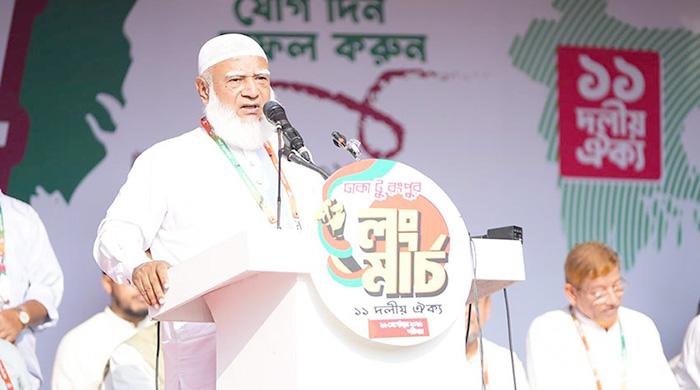 রংপুরের পথে ১১ দলের লংমার্চ শুরু