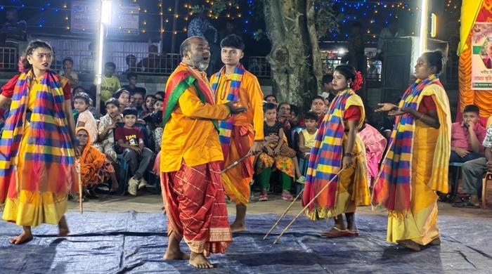 সারথি থিয়েটারের খৈলানপালা অনুষ্ঠিত হলো গাইবান্ধার বিভিন্ন গ্রামে